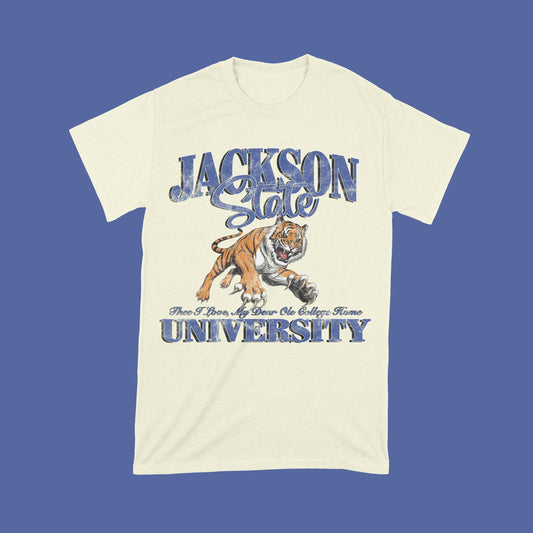 Vintage Inspired JSU Tee